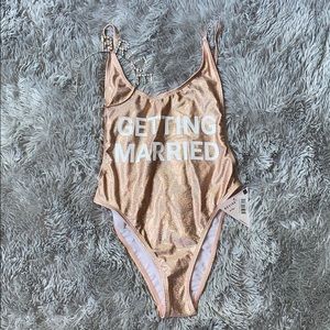 “GETTING MARRIED” one piece